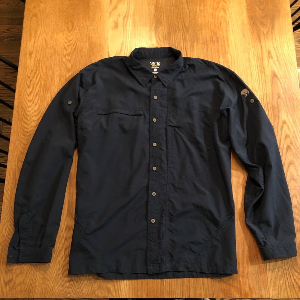 Mountain Hardwear Canyon XL long sleeve  Navy Blue